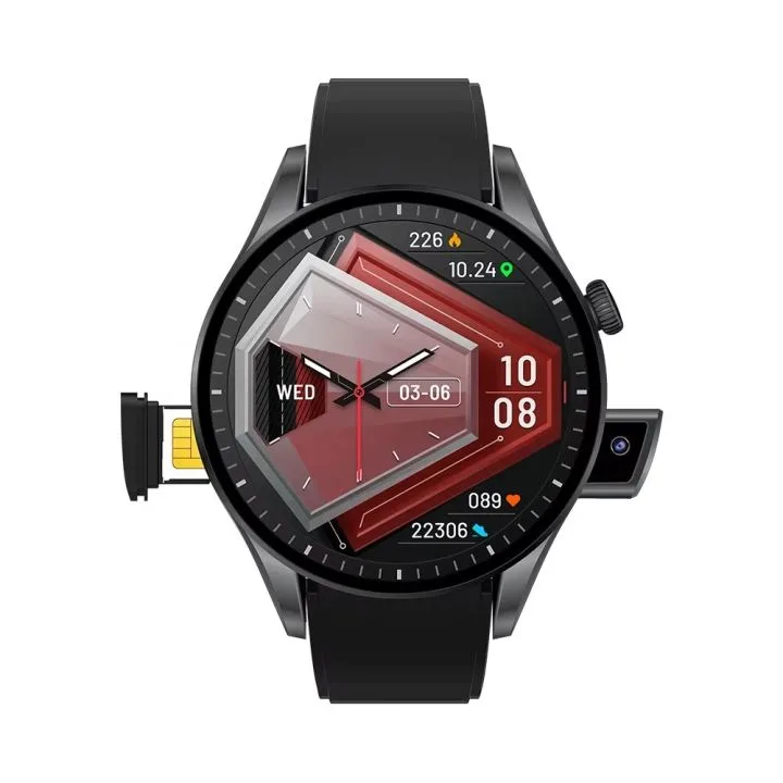BW16 CamSim Smart Watch | SIM Support | HD Camera | Bluetooth Calling | Round Display